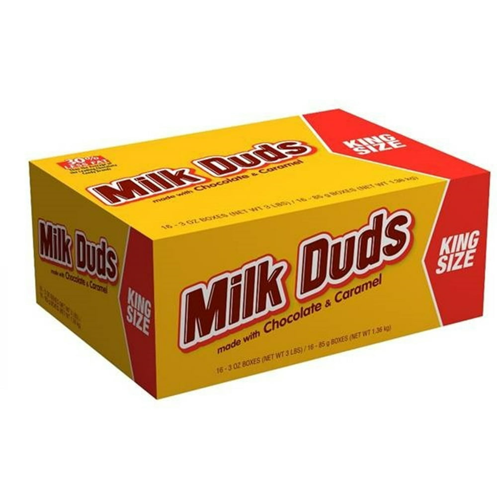 MILK DUDS Candy (3Ounce Boxes, Pack of 16)
