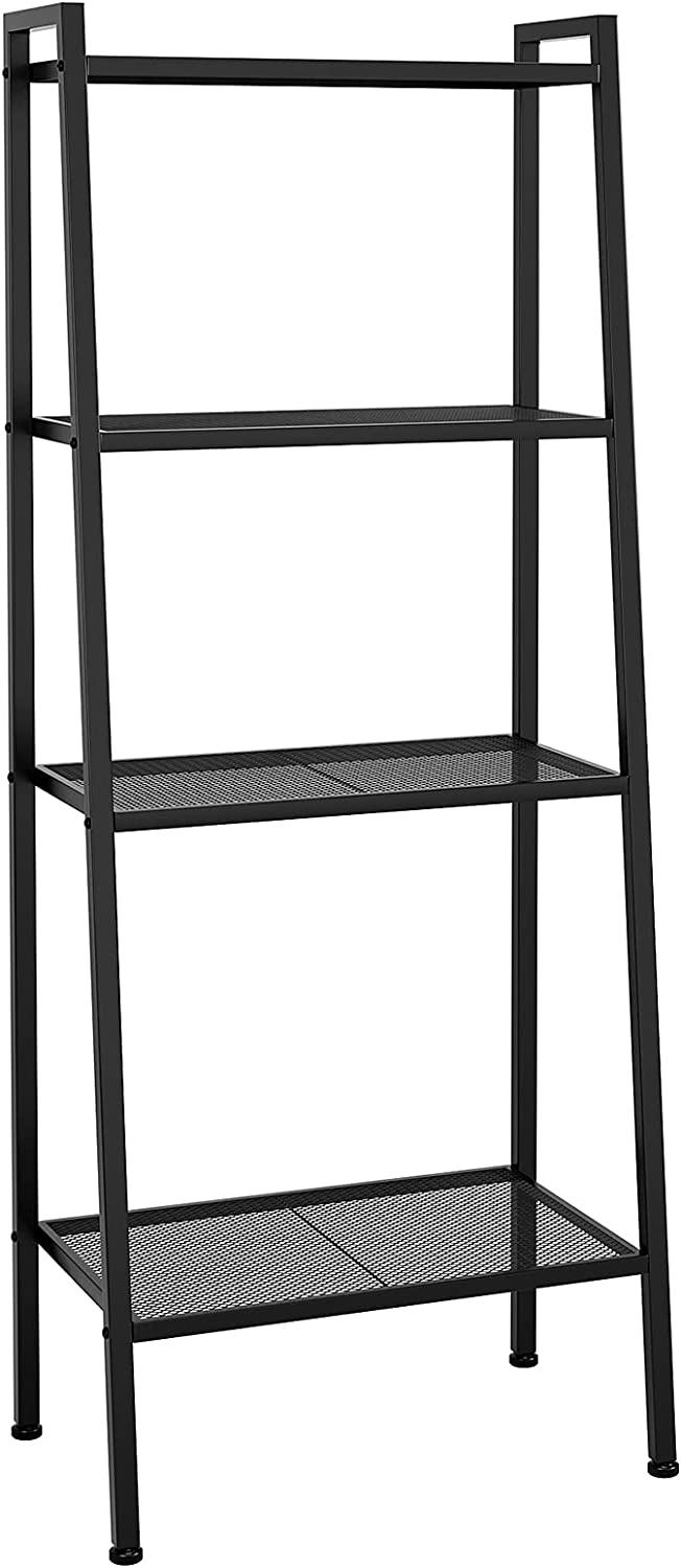 Buy Homfa 4 Tier Ladder Bookshelf, Metal Stand Shelves Plant Rack for