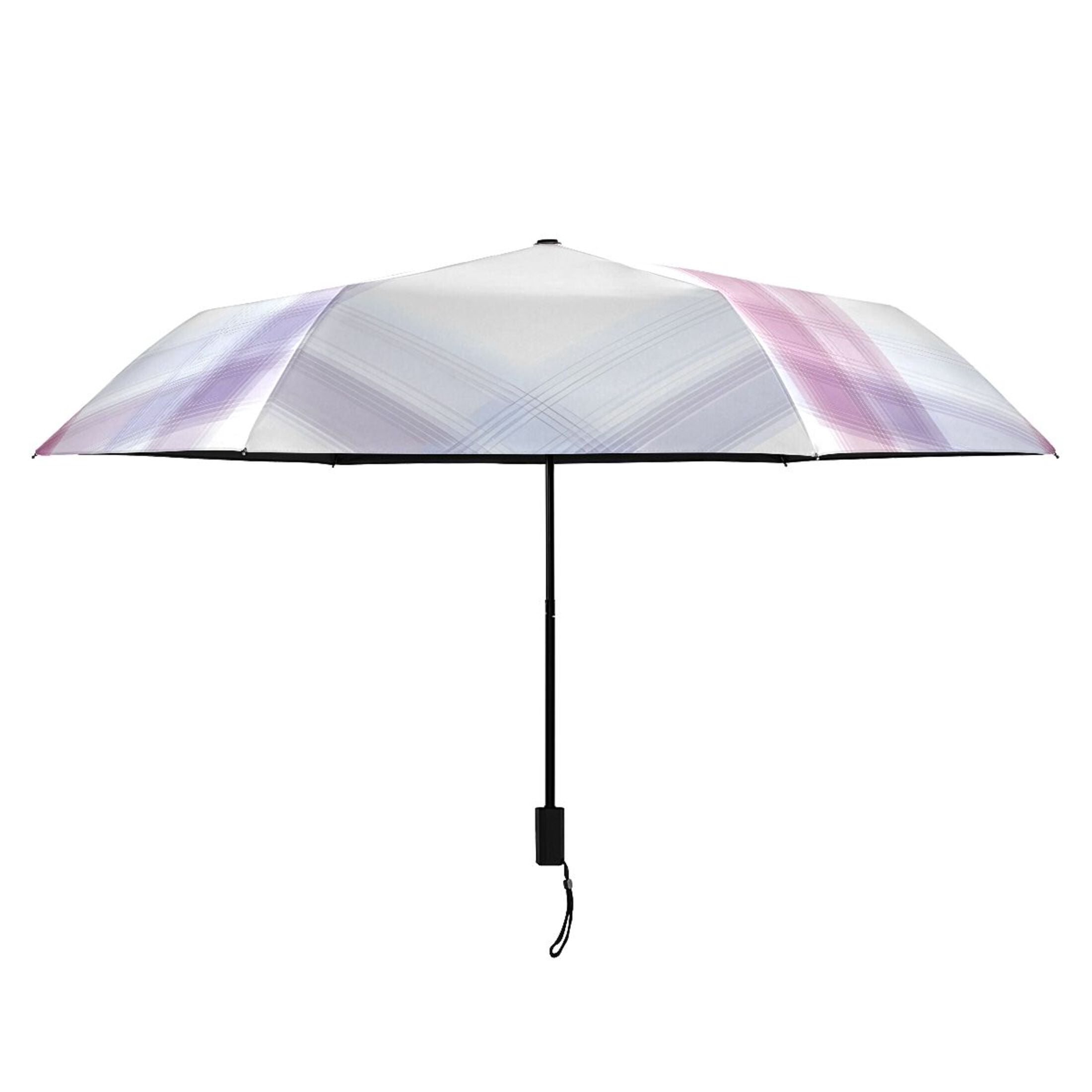 ALAZA Checkered Grid-c3 UPF 50+ Compact Folding Umbrella for Rain Travel Umbrella Packable