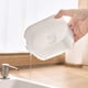 thumbnail image 5 of Dispensador de líquido para lavavajillas a presión, dispensador de jabón con esponja, caja dispensadora de jabón, dispensador de jabón con soporte para esponja, rendimiento de primer nivel, 5 of 8