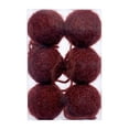 thumbnail image 4 of 6 Pieces Christmas Balls Hanging Pendants Tree Ornaments Shatterproof Foam and Yarn for Holiday Party Decor, 4 of 9