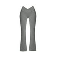 thumbnail image 2 of weskinke Women Leggings High Waist Stretchy Yoga Workout Causal Trendy Pants With Pockets, 2 of 8