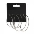 thumbnail image 4 of Temperament Exaggerated Large Geometric Metal Suit Earrings Ladies Jewelry Gift, 4 of 9