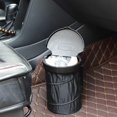 thumbnail image 2 of Car Garbage Can Universal Portable Trash Can Foldable Pop-up with Lid Travel Black, 2 of 5