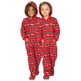thumbnail image 5 of Footed Pajamas - Family Matching Classic Xmas Hoodie One Pieces for Boys, Girls, Men, Women and Pets - Toddler - Small (Fits 2'8 - 2'11"), 5 of 7