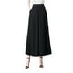 thumbnail image 4 of Pantalones palazzo largos informales para mujer, Perfecl, Cintura alta, Elástica, Pierna ancha, Negro, SG, 4 of 8