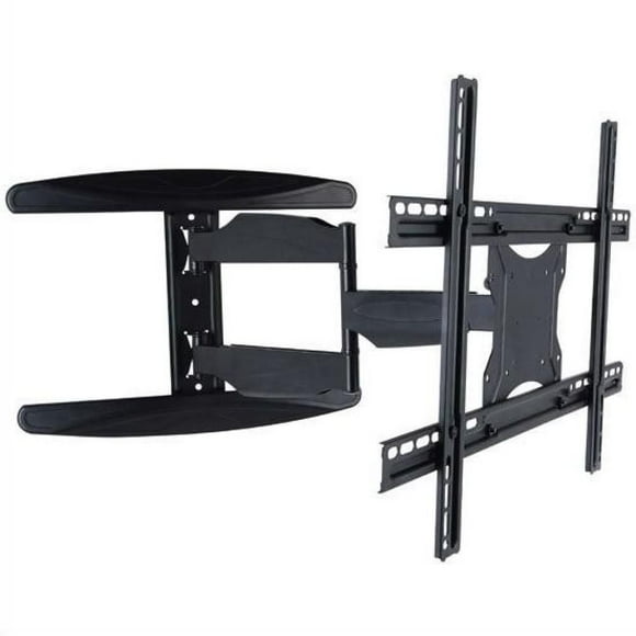 Techly 40" to 65" Full Motion LCD/LED TV Wall Mount - Tilt +12°/-2° - VESA up to 600x400 mm - Holds up to 35 kg, Black