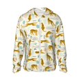 thumbnail image 2 of Lsque Leopard Print UPF 50+ Lightweight Sun Protection Men's Women's Long Sleeve Shirt, Hoodie Performance -X-Large, 2 of 9
