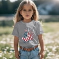 thumbnail image 4 of Byoo Toddler Boy's Short Sleeve T Shirt American Flag Jet Print 4th of July Daily Wear Crewneck Tee Shirt, 4 of 5