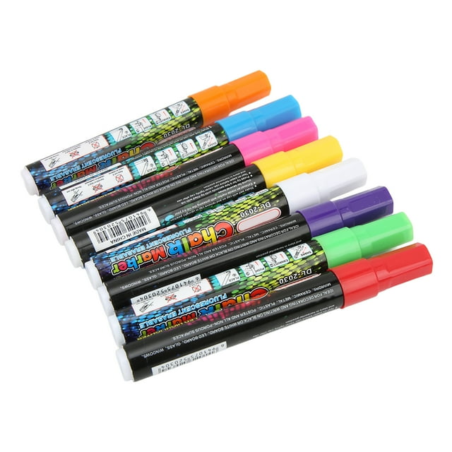 Chalk Markers, Erasable Markers Portable Erasable for Drawing for Doodle for Reading