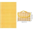 thumbnail image 2 of FastXmas Outdoor Picnic Blanket, Buffalo Plaid 5-Layer Oxford Cloth Camping Mat with Carry Strap, Waterproof Foldable Thicken Beach Blanket Potable Lightweight Picnic Mat for Travel Hiking(79"x118"), 2 of 9