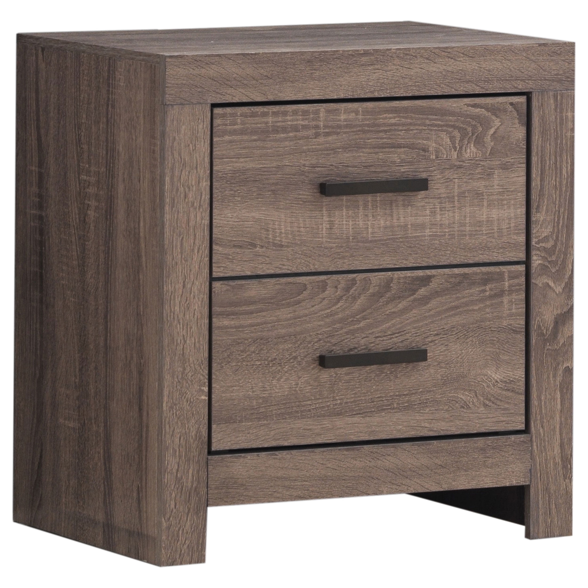 Brantford Barrel Oak 2-Drawer Nightstand