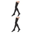thumbnail image 4 of mmirethe Chaussettes de Compression pour une Meilleure Circulation Faciles à Porter Respirantes Bas de Compression en Nylon à la Mode - Noir TG 2Ensemble, 4 of 6