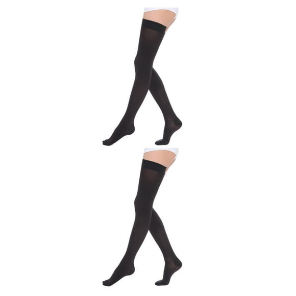 Soidarity Medias suaves y fáciles de usar Medias altas para máxima comodidad Calcetín de compresión médica elástico Type5 NO5