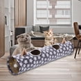 thumbnail image 4 of 2 Piezas Juguetes Para Gatos Túnel Plegable Tubo De Perro Juguete Interactivo Para Conejos Cachorro, 4 of 9