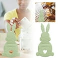 thumbnail image 2 of Binwennn Easter Bunny Purse & Plate Set Cute Rabbit Pouch And Decorative Dish For Easter Celebrations Christmas Ornament Knitting Ornament Giraffe Ornament Christmas Decorations Set Hairdresser, 2 of 6