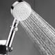 thumbnail image 3 of BCZHQQ - Ducha de mano de alta presión con interruptor de encendido y apagado, cabezal de ducha desmontable cromado, 8 modos de pulverización, masajeador de ducha de mano, filtro de agua dura para, 3 of 6