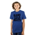 thumbnail image 3 of Blame It On My Roots Country Music Plus Size Crewneck Graphic Tee Shirt Brisco Brands 5X, 3 of 5