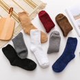 thumbnail image 5 of Dyfzdhu Mens Wool Socks Thermal Hiking Winter Boot Warm Thick Cozy Crew Comfy Work Socks, 5 of 9