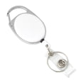 thumbnail image 1 of Llavero retráctil con cadena, soporte elástico multiusos para tarjeta de identificación, llavero telescópico, portátil para bolsos de propósito Blanco, 1 of 9