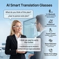 thumbnail image 3 of Gafas inteligentes Bluetooth MNVOEQ con traducción de voz por IA e IP65, 3 of 9
