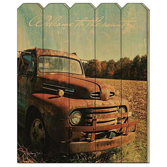 Welcome to the Country by Anthony Smith Printed Wall Art Wood Multi-Color