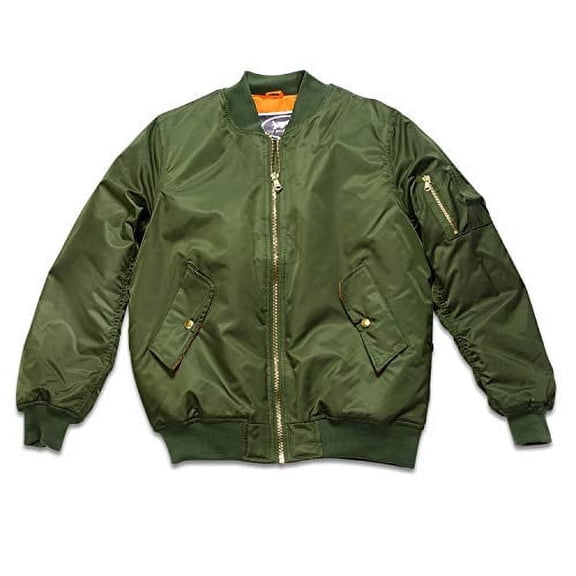 Up and Away MA-1 Flight Jacket Blank Green Size XL