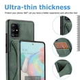 thumbnail image 5 of TOP SHE Case for Samsung Galaxy A71 5G (A716), Galaxy A71 5G Phone Case (6.7 Inch) - Synthetic Leather Protective Case with Card Slot / Kickstand, Slim Fit Lightweight Simple Fashion Cover (Green), 5 of 7