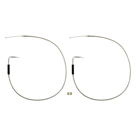 42inch Stainless Steel Throttle & Idle Cable Set For Harley Davidson FXST 1996 