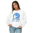 thumbnail image 4 of Fly Fishermen's Bait Humor Cool Funny Unisex Plus Fleece Graphic Sweatshirt Brisco Brands 2X, 4 of 5
