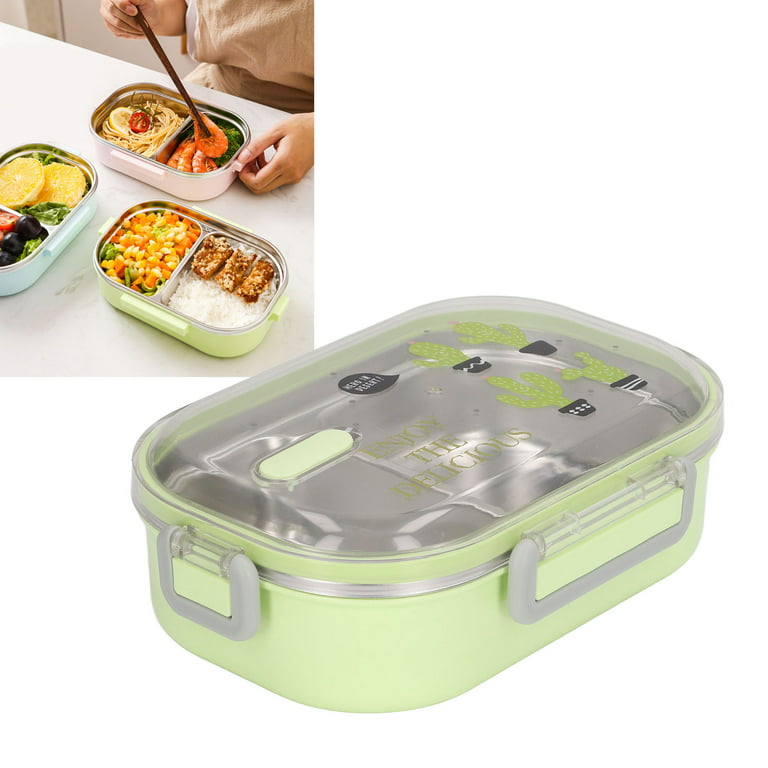  TiLeMiun Thermal Bento Lunch Box For Food, Microwave Safe  Insulated Lunch Containers For Aldults, 18/8 Stainless Steel Keep Food Warm  Portable Lunch Box With Bag (Beige-C 2Pcs 34oz): Home & Kitchen