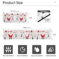 thumbnail image 3 of Yayeee Faucet Mat for Kitchen Sink 14.7" Diatomite Long Splash Guard Pad, Gray Christmas Santa, 3 of 7