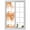 Orange, variant on Static Cling Non Adhesive Window Film, Teal Green Eucalyptus Window Privacy Film Frosted, Spring Summer Farmhouse Leaves Watercolor Opaque Window Coverings for Small Windows, Home, 17.7 x 39.3 Inches