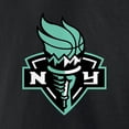 thumbnail image 4 of Men's Jonquel Jones Black New York Liberty Playmaker Name & Number T-Shirt, 4 of 5