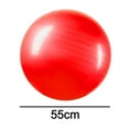 thumbnail image 2 of Exercise Ball with Pump - Bender Ball for Stability, Barre, Pilates, Yoga, Balance, Core Training, Stretching and Physical Therapy，red,red,55cm,F34794, 2 of 5