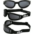 thumbnail image 5 of Birdz Eyewear Cardinal Foam Padded Folding Motorcycle Goggles Black Frame with Smoke Lens, 5 of 5