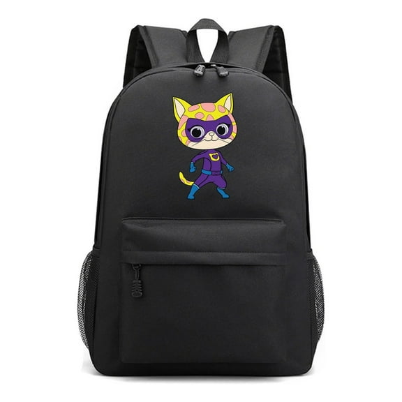 Students Super Kitties Backpack – Anime Cartoon Bookbag for Teens with Laptop Sleeve – Lightweight School Bag for Elementary Middle High School