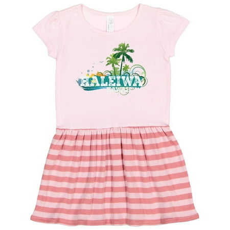 

Inktastic Haleiwa Hawaii Vacation Gift Toddler Girl Dress