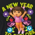 thumbnail image 2 of Popfunk A New Year To Explore Women's Loose T-Shirt, Black, Small, 2 of 5