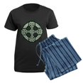 thumbnail image 5 of CafePress - Celtic Cross Women's Dark Pajamas - Women's Short Sleeve Print T-Shirt and Pants Dark Cotton Pajama Set, 5 of 7