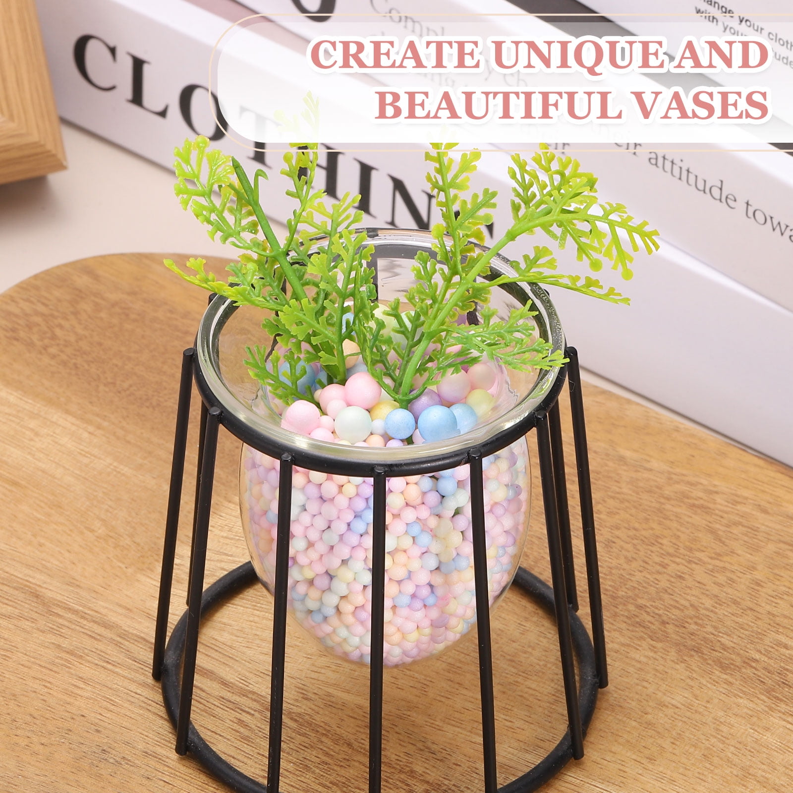 Uxcell 120000Pcs Colorful Foam Beads, 2-3mm Mini Foam Balls Round Polystyrene Beads for DIY Crafts Wedding Party Decorations Vase Pillow Gift Box Filling