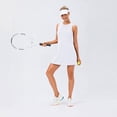 thumbnail image 4 of Valcatch Women's Tennis Dress Sleeveless Golf Workout Dresses with Separate Biker Shorts 4 Pockets, 4 of 9
