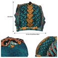 thumbnail image 2 of Xecao Owl In Blue Print Knit Hat,Winter Beanie for Men Women, Beanie Soft Warm Ski Stocking Cuffed Cap, 2 of 7