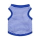 thumbnail image 1 of Zhuge Chaleco para perros y gatos, chaleco transpirable para mascotas, sudadera para cachorros, ropa para perros, atuendos, abrigos para perros pequeños, medianos y gatos, L, raya azul, 1 of 3
