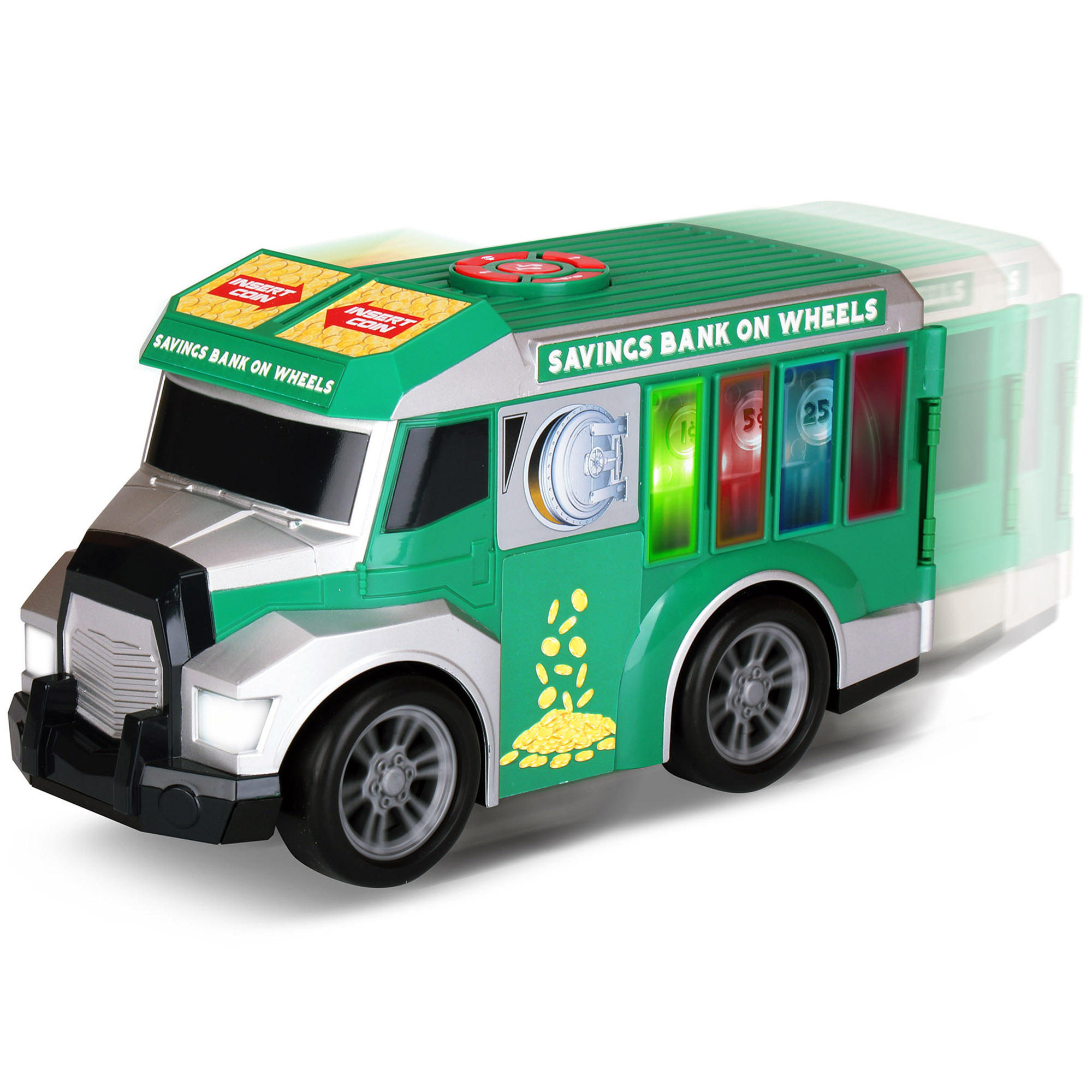 10" Road Rocker Sort N' Save Bank Truck W/ Lights & Sounds
