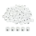 thumbnail image 1 of Unique Bargains Marqueur de Cintre Coloré pour Vêtements (Numéro 80, Blanc), Lot de 100 Pcs, 1 of 5