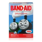 Band-Aid Brand Adhesive Bandages Featuring Thomas & Friends, Assorted Sizes, 20 Count
