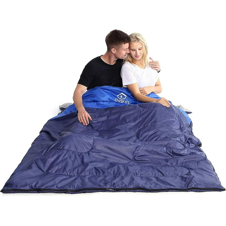 Degree New!! Double Sleeping Bag For Adults Men Women, XL Queen
