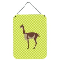 Carolines Treasures BB7743DS1216 Vicugna or Vicuna Green Wall or Door Hanging Prints