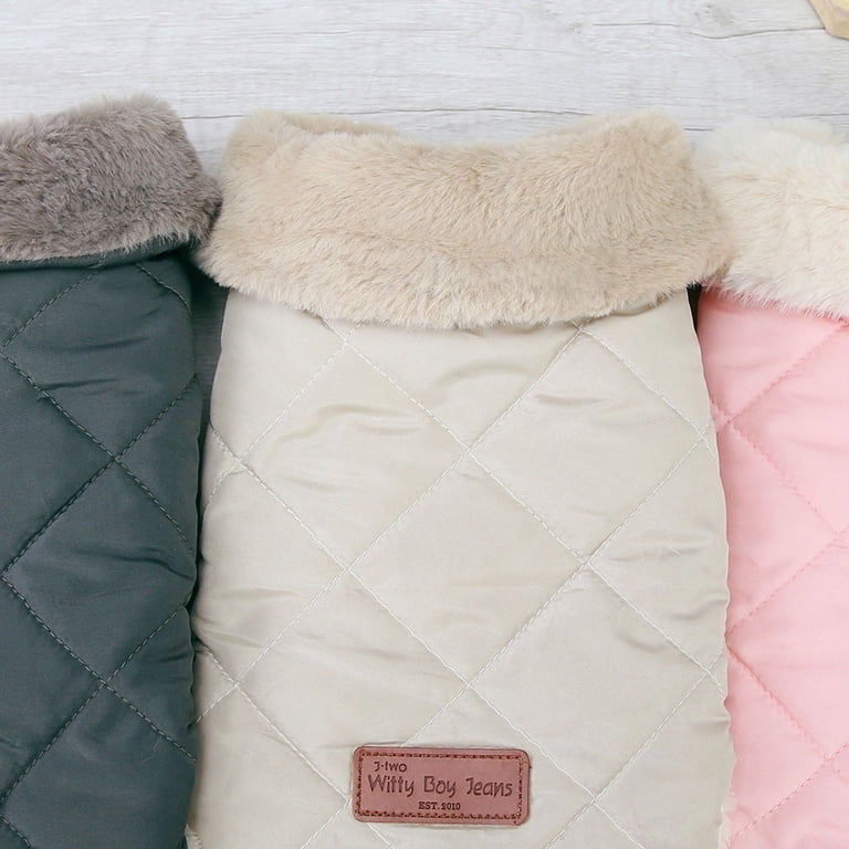 Pet Artist Fleece Winter Coat for Small Dogs, Puppy Padded Vest Jacket ...
